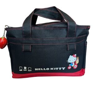 Sanrio Hello Kitty Black and Red Tote Bag Rare Heisei Retro1995